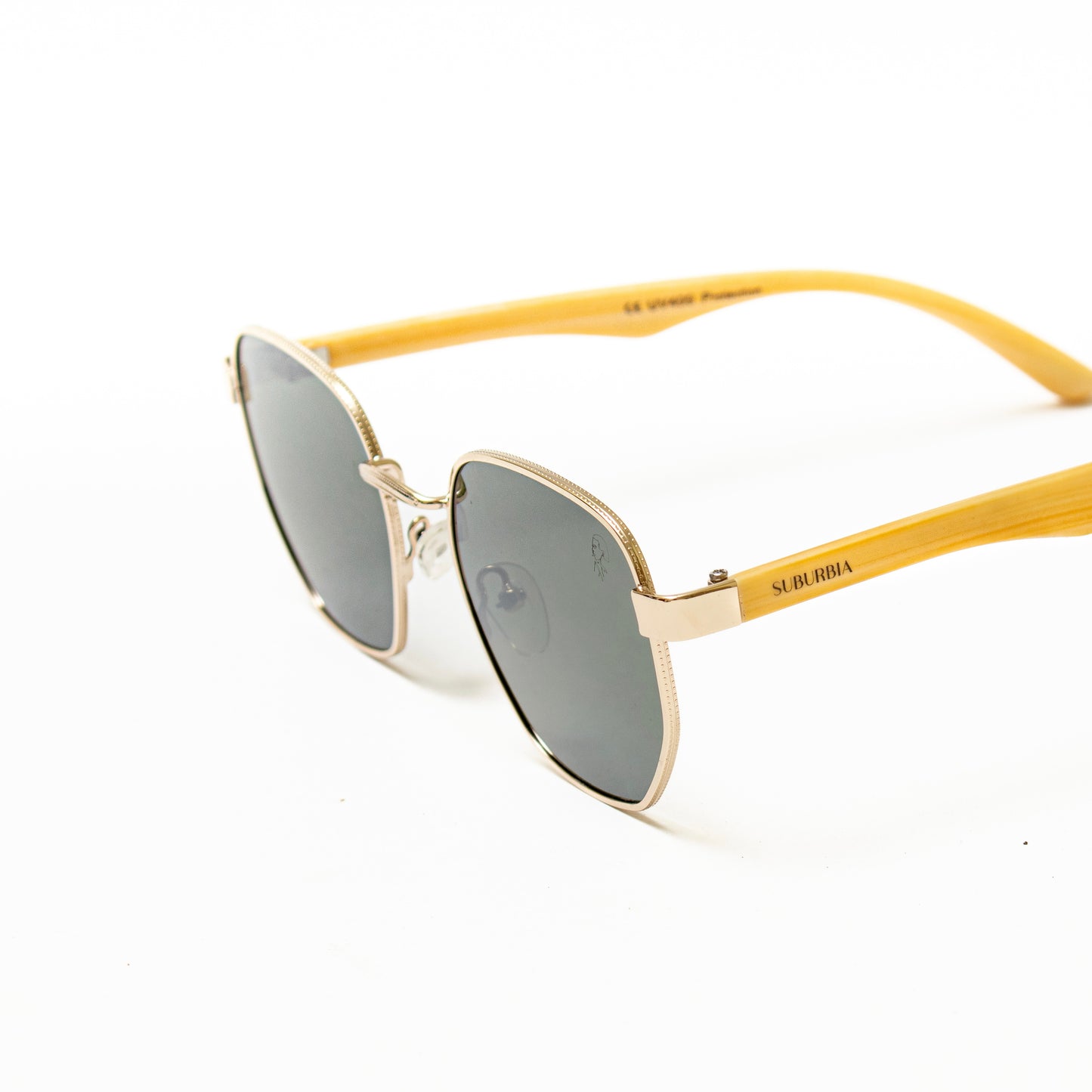 ÓCULOS SANCHO HEXAGONAL BAMBU